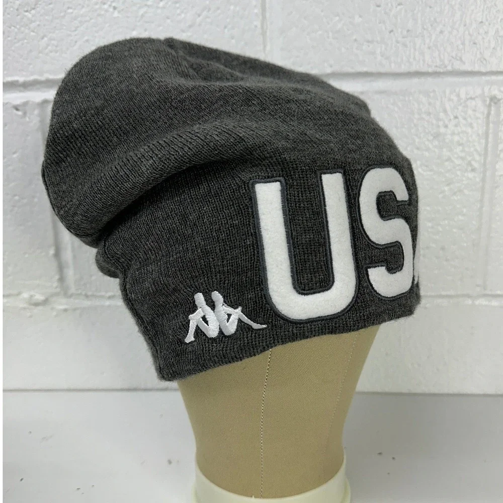 Kappa Beanie Hat Charcoal 6Cento‎ Wabato2 USA Ski / Mens One Size